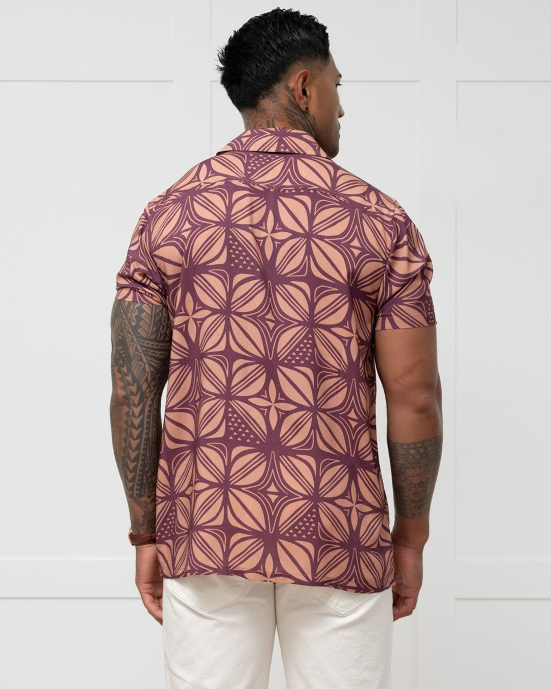 Island Dress & Shirt Matching Set - Dawn