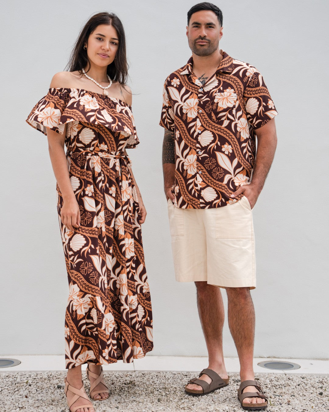 Island Dress & Shirt Matching Sets | House of Pacific Fashion - ISLAKOKO