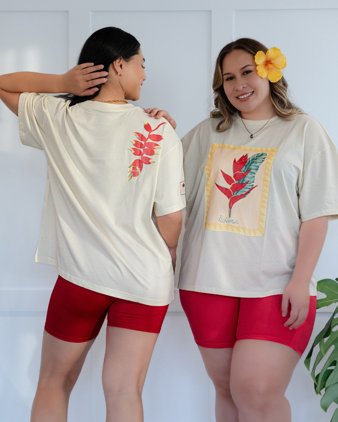 The Heleconia Oversized Island T-Shirt - Lemon Yellow